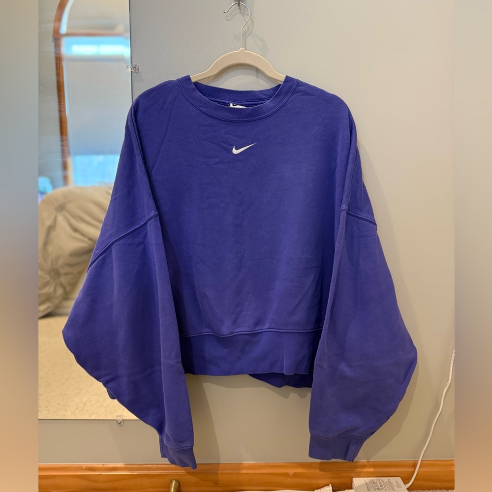 Nike Purple Crewneck Sweatshirt